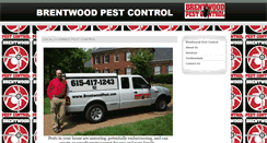 Desktop Screenshot of brentwoodpest.com