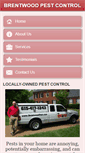 Mobile Screenshot of brentwoodpest.com